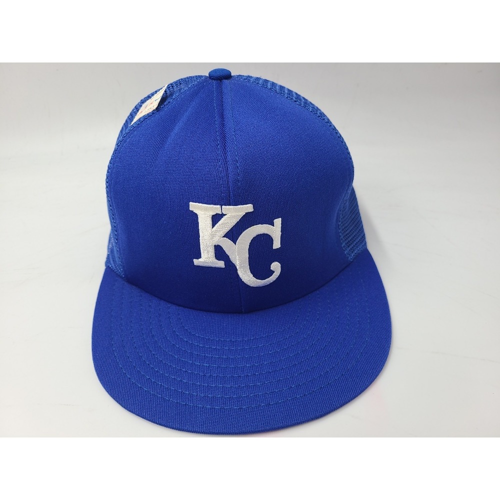 Vintage Kansas City Royals Active‎ Generation Mesh Trucker Snapback Hat Cap MLB